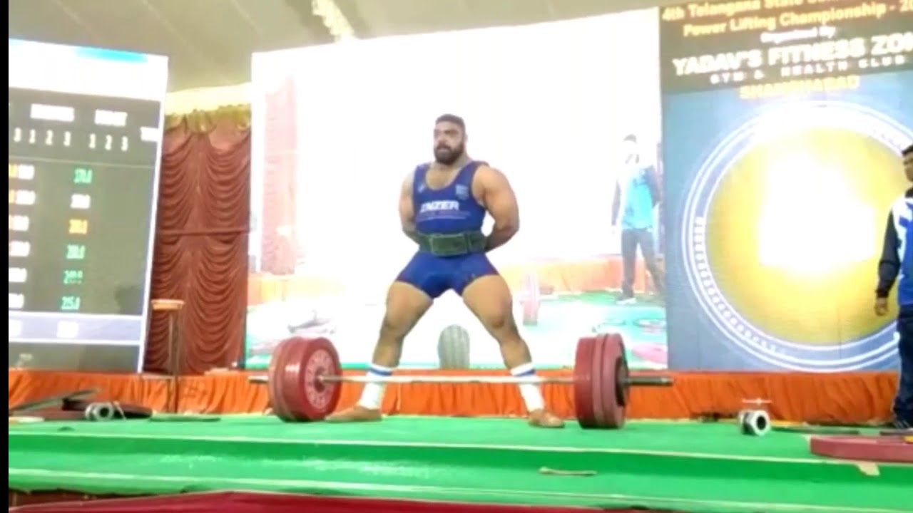 960 kgs powerlifting 400 SQUAT + 330 DEAD LIFT + 230 BENCH INDIAN POWERLIFTING GABBAR