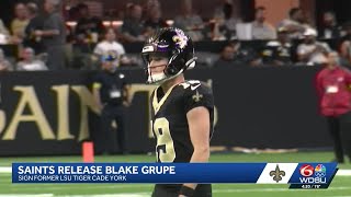 New Orleans Saints part ways with kicker Blake Grupe Wealth