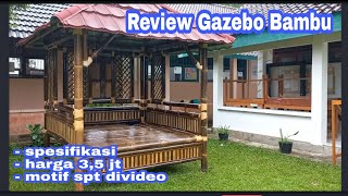 Review Saung Atau Gazebo Bambu Review Saung Atau Gazebo Bambu