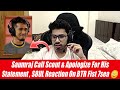 Saumraj Apologize For His Statement On Scout ☎️ BTR Fist 7sea | Goldy Bhai Reply To Saumraj