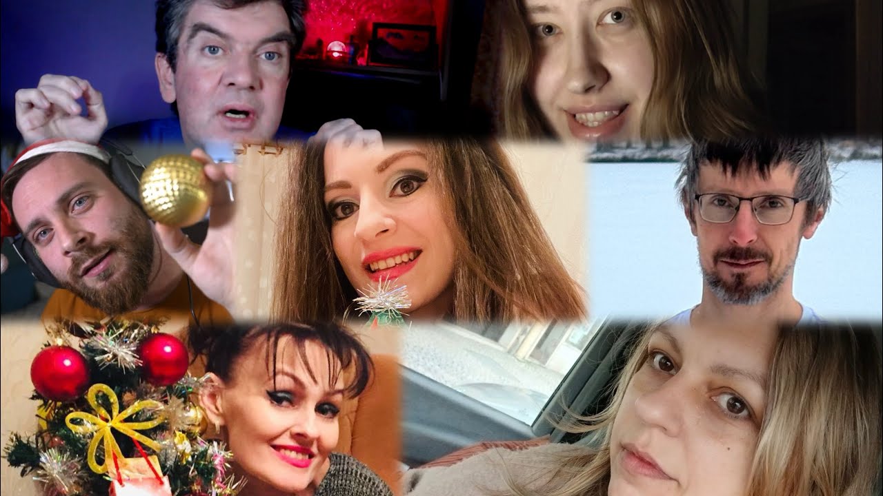 АСМР🎄Новогодний коллаб с подписчиками❤️ ASMR🎄New Year's collab with subscribers❤️