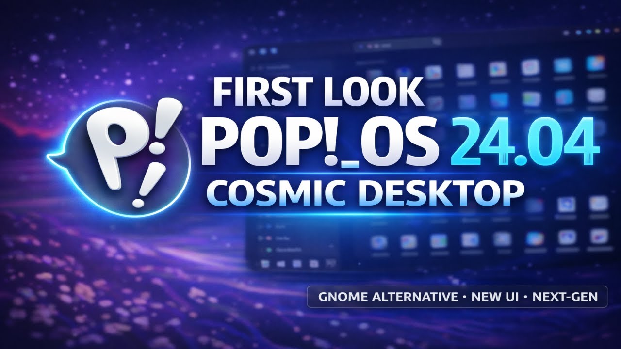COSMIC Desktop Changes Everything in Pop!_OS 24.04 | First Look of Pop ...