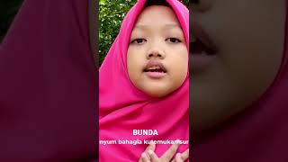 Bunda cover  Aisya Zahra