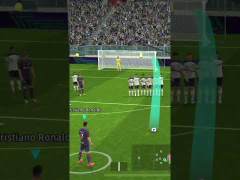 Ronaldo freekick #football #viral #cr7 #gaming #ronaldo #efootball2023 #shorts