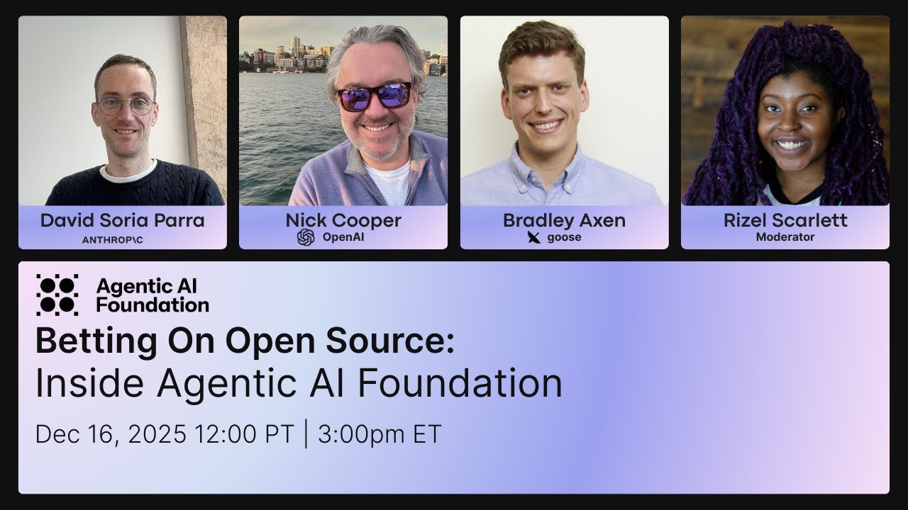 Betting On Open Source: Inside Agentic AI Foundation