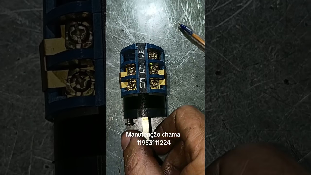 Montadora de pneus trifásica em 220 monofásica. #autocenter #manutenção #eletrica #mecanico 