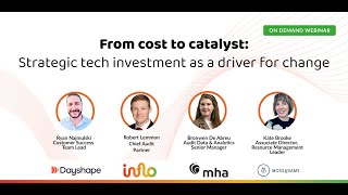 On-demand webinar: From cost to catalyst: Strategic tech investment as a driver for change