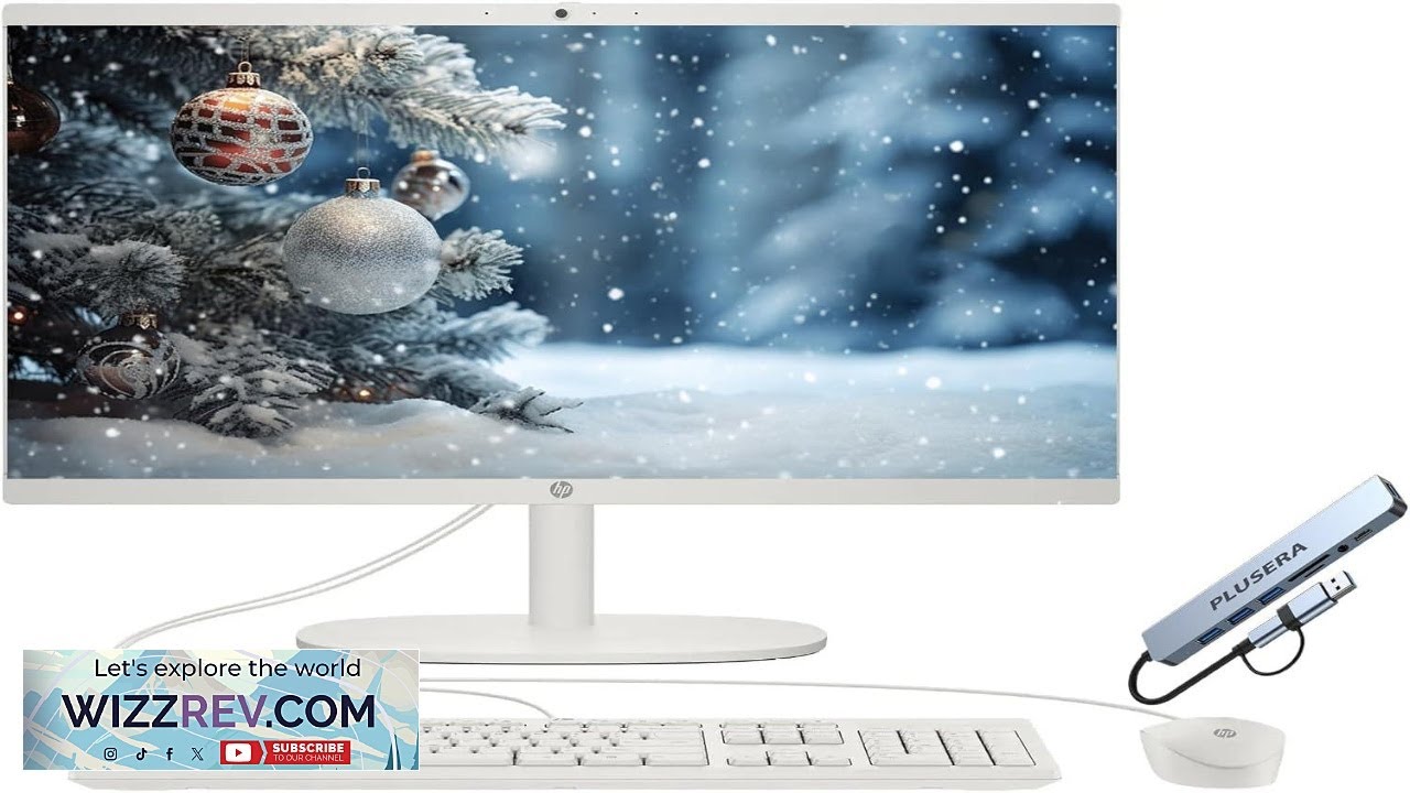 HP 21.5" FHD All in One Desktop Computer 64GB RAM 2.2TB Storage (2TB SSD
