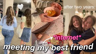 MEETING MY INTERNET BEST FRIEND *for the first time*