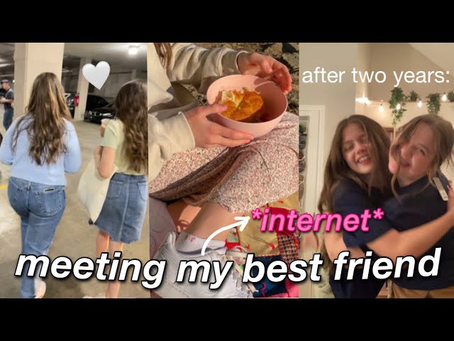 What is it like to meet up with an internet friend for the first