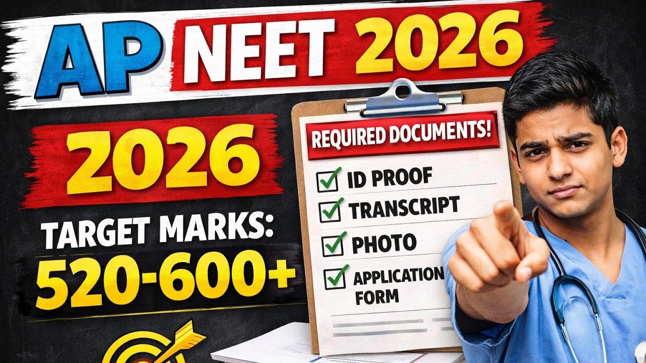NEET 2026 Certificates List & AP AU Caste Wise Target Marks | MBBS Chances