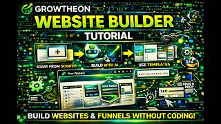 Growtheon Website Builder Tutorial: Build Websites & Funnels Without Coding (Step-by-Step Guide)