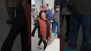 Woman detained by ICE speaks on phone to 150 supporters at Rochester rally