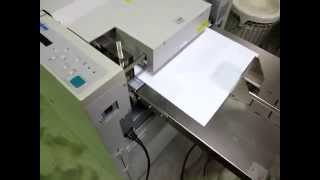 オートカッターCT620　動作確認　A3→A4へカット