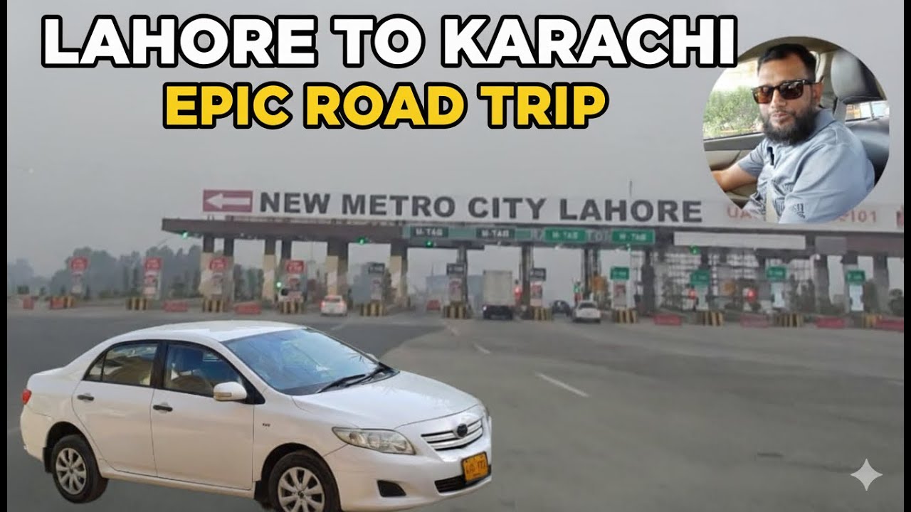 Lahore to Karachi By Road | Corolla Gli