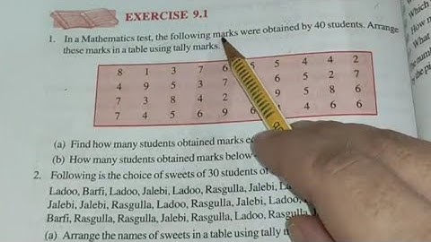 Ex-9.1 Chapter -9 Data Handling || Class -6th Maths