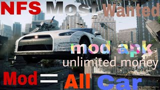 NFS most wanted||in android||highly comppresd||unlock all car(585mb) screenshot 5