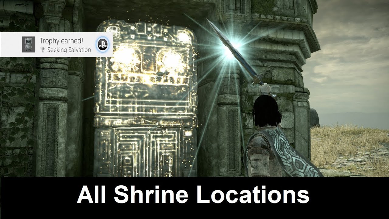 Shadow of the Colossus Trophy Guide & Map