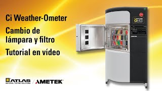 Tutorial en vidéo: Ci Weather-Ometer - Cambio de lámpara y filtro