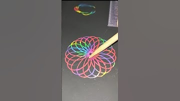 colorful circular motif #asmr #satisfying #art #spirograph #shorts #viralvideo #fyp