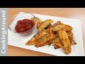 Crispy Potato Garlic Wedges Recipe