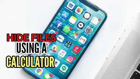 How to hide your files using calculator on Android phone. 2021