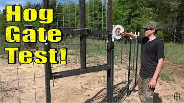 Hog Trap Gate Testing & Install