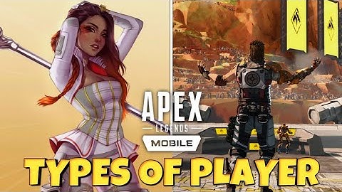 TYPES OF PLAYER IN APEX LEGENDS MOBILE😂 (PART 2)
