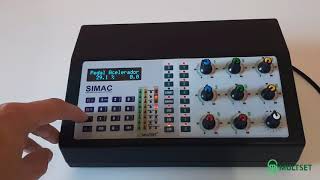 Simulador de central de injeção eletrônica ECU Simac.
