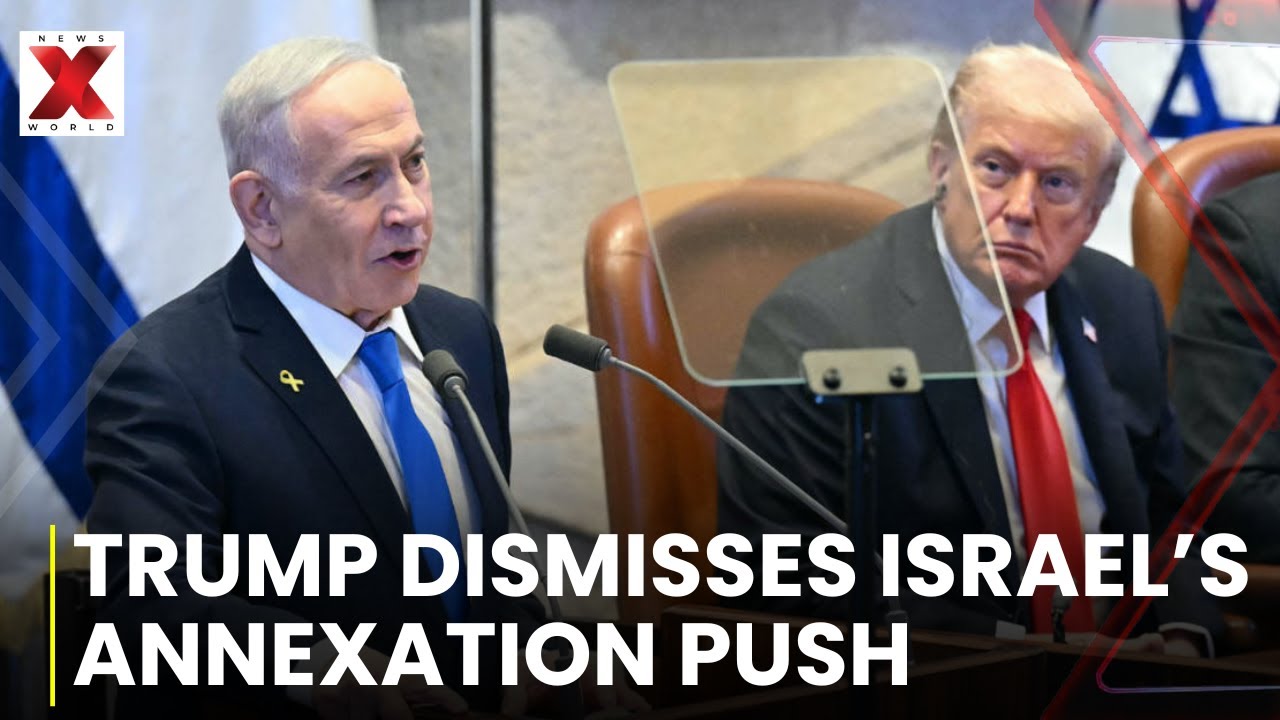Trump dismisses Israeli lawmakers’ push to annex occupied West Bank | NewsX World