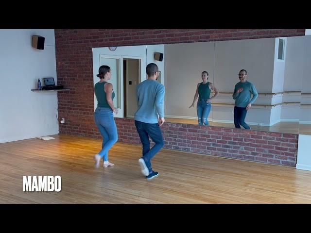 Follower's Steps for:

Basic
Right Turn
Mambo
Step Touch

Followers start with the right foot on 1.

This is intended as