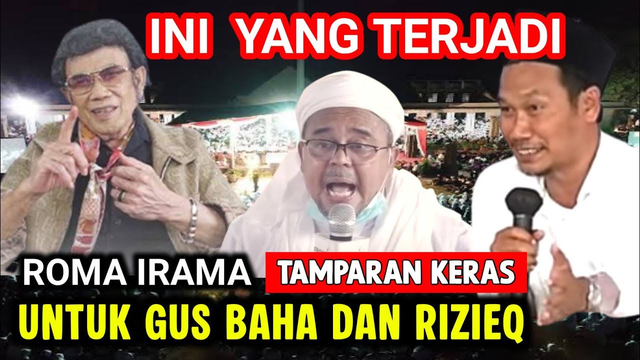 VIRALKAN...‼️ TAMPARAN KERAS ROMA IRAMA UNTUK GUS BAHA DAN RIZIEQ SIHAB & SEKTE KABIB BAALAWI 