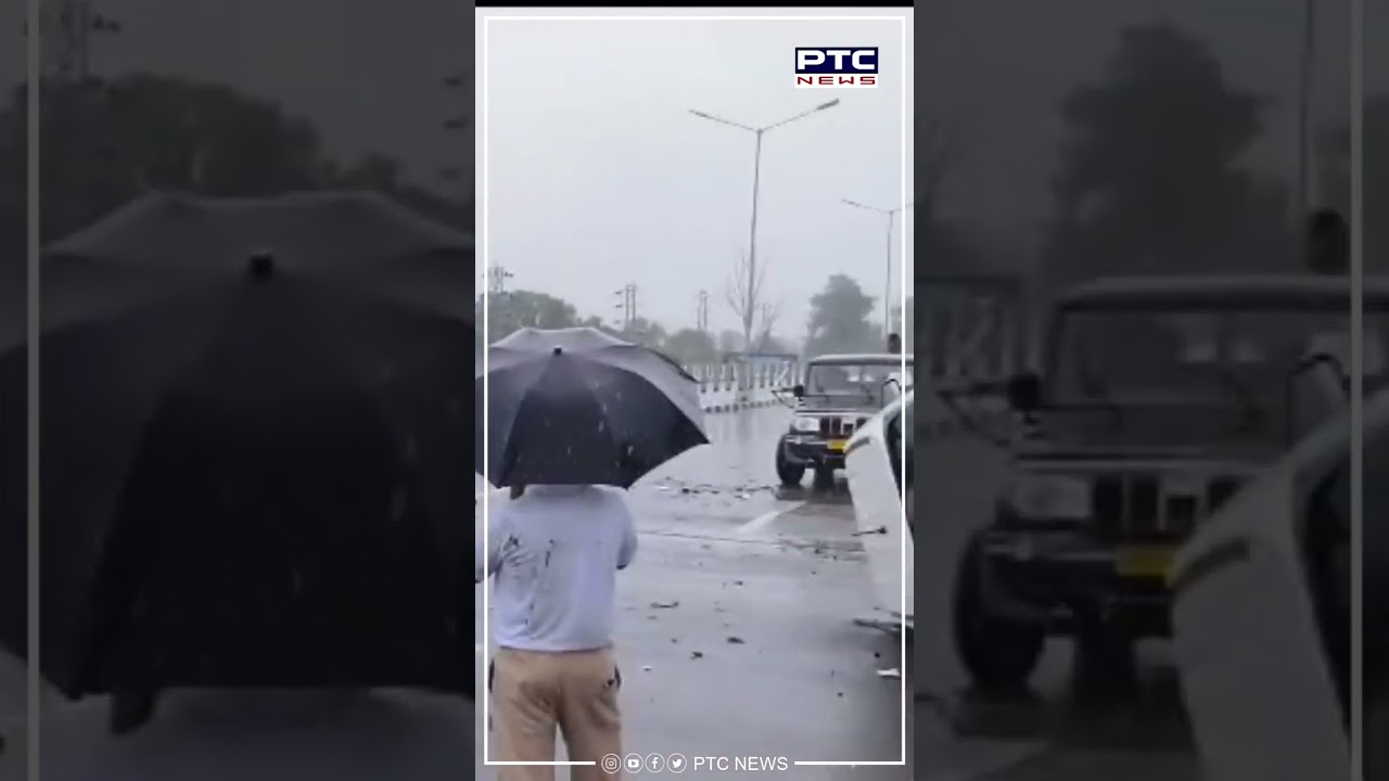 ਲੁਧਿਆਣਾ 'ਚ LUXURY ਗੱਡੀਆਂ ਦੀ ਹੋਈ ਭਿਆਨਕ ਟੱਕਰ, ਪੁੱਲ ਤੋਂ ਨੀਚੇ ਡਿਗਦੇ ਬਚੀਆਂ ਗੱਡੀਆਂ | Ludhiana Accident