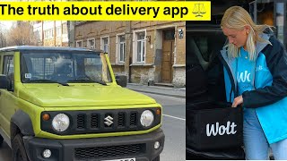 The truth about delivery app || Bolt & Wolt || Riga || Latvia || Europe || Chandra vlogs