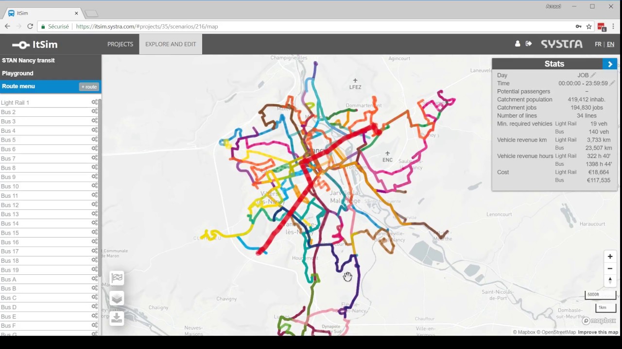 Public Transit Matsim Itsim: optimise your public transport network - YouTube