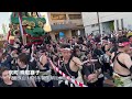 唐津くんち 2024 翌日祭 卒業 祭り終盤 市役所前ー坊主町 西朝日町 4K 令和6年