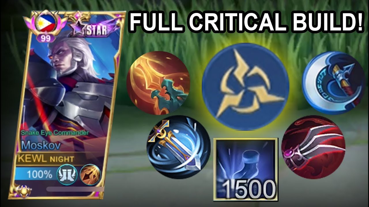 MOSKOV FULL CRITICAL BUILD + DIRE HIT! SUPER HARD MATCH IN SOLO RANKED ...