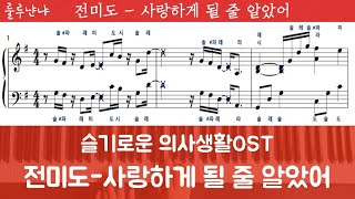 사랑하게될줄알았어(I knew I love) - 전미도 (HospitalPlaylist) by Lullu Nyannya