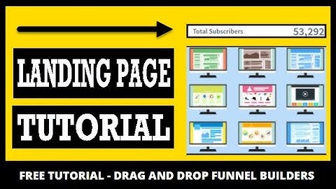 🔥 How To Make a Landing Page - High Converting Landing Page Builder Using Drag & Drop Creators