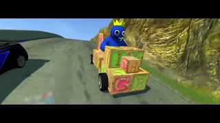 Cars vs Lava Crosses Road 😱[ Mr queen drive big and small car cross road dangerous ]