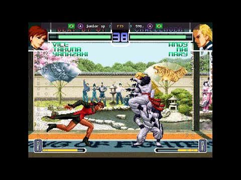 The King of Fighters 2002 - 🇧🇷 junior sp(A) vs 🇧🇷 591.(A) | Fightcade (2026-06-16 20:57 UTC)