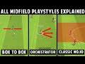 All Midfield Playstyles Explained with Gameplay | PES 2020 Mobile