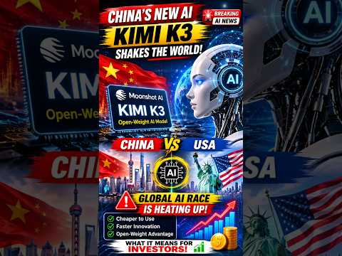 China's Kimi K3 AI Shocks the Industry! 🇨🇳 | What It Means for U.S. Investors#AI #KimiK3 #MoonshotAI