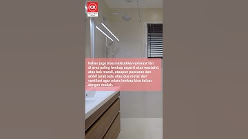 Thumbnail of Ini posisi terbaik meletakan exhaust fan di kamar mandi - KDK Reels