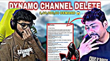 DYNAMO CHANNEL 3 STRIKE 😭 || SCAMMER DEMAND ₹1,44,000,00😱 #dynamo #lolzzzgaming #dynamogaming 