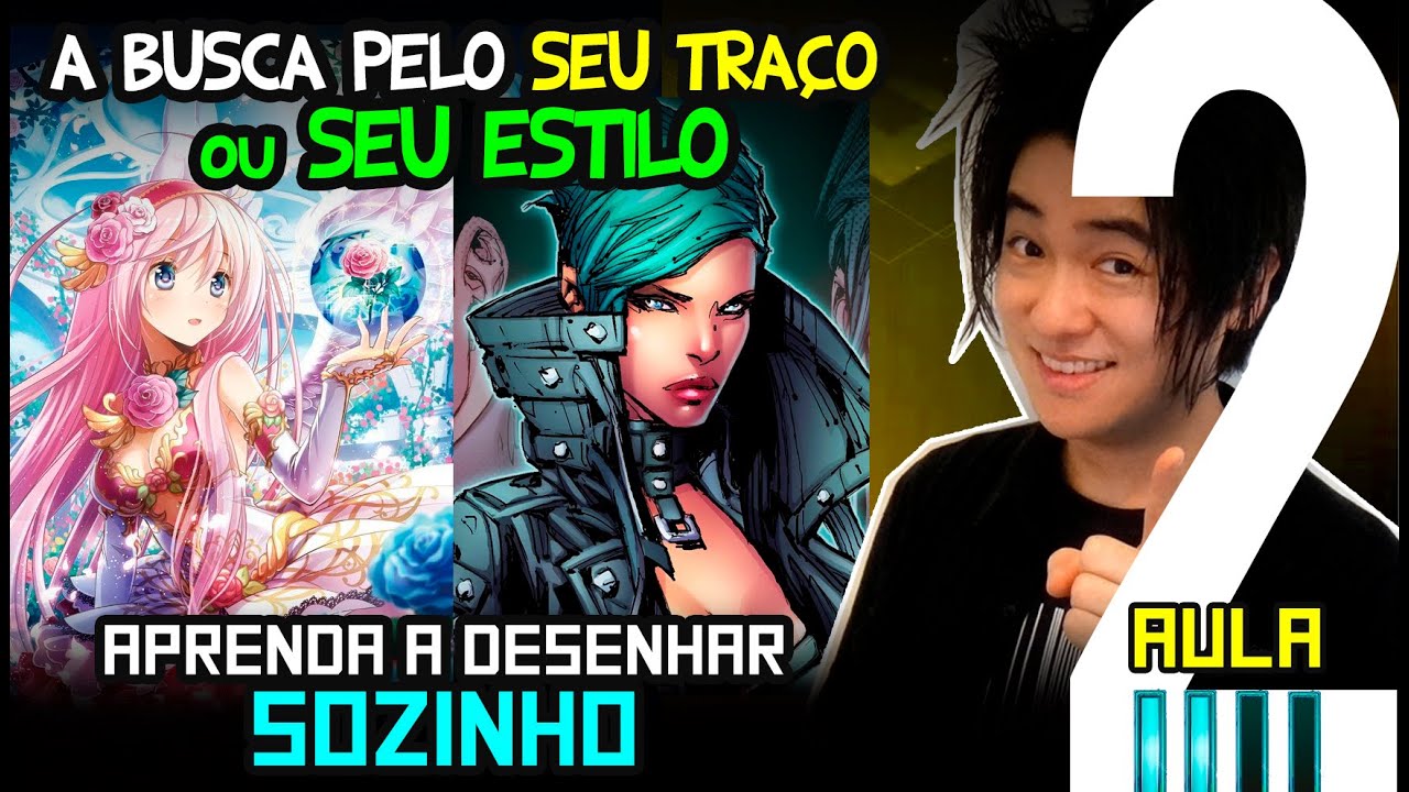 Aprenda a Desenhar SOZINHO Aula 2: A busca pelo seu TRAÇO ou ESTILO