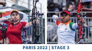Ella Gibson v Jyothi Surekha Vennam - compound women gold | Paris 2022 World Cup S3