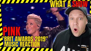 WHAT A SHOW! - Pink - " BRIT AWARDS 2019 " [ Reaction ] | UK REACTOR |