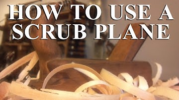 Preparing a Rived Board 04: Scrub Planing a Board Flat