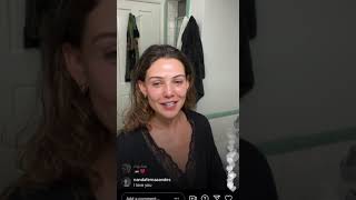 Danielle campbell - Instagram live 5/25/21 with text box.